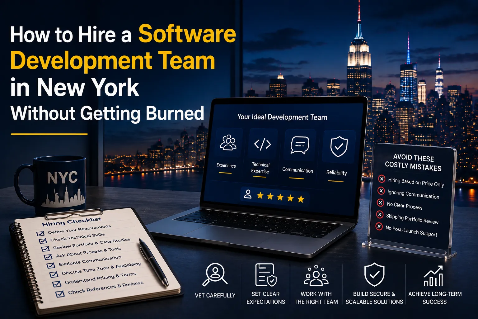 How to Hire a Software Development Team in New York Without Getting Burned