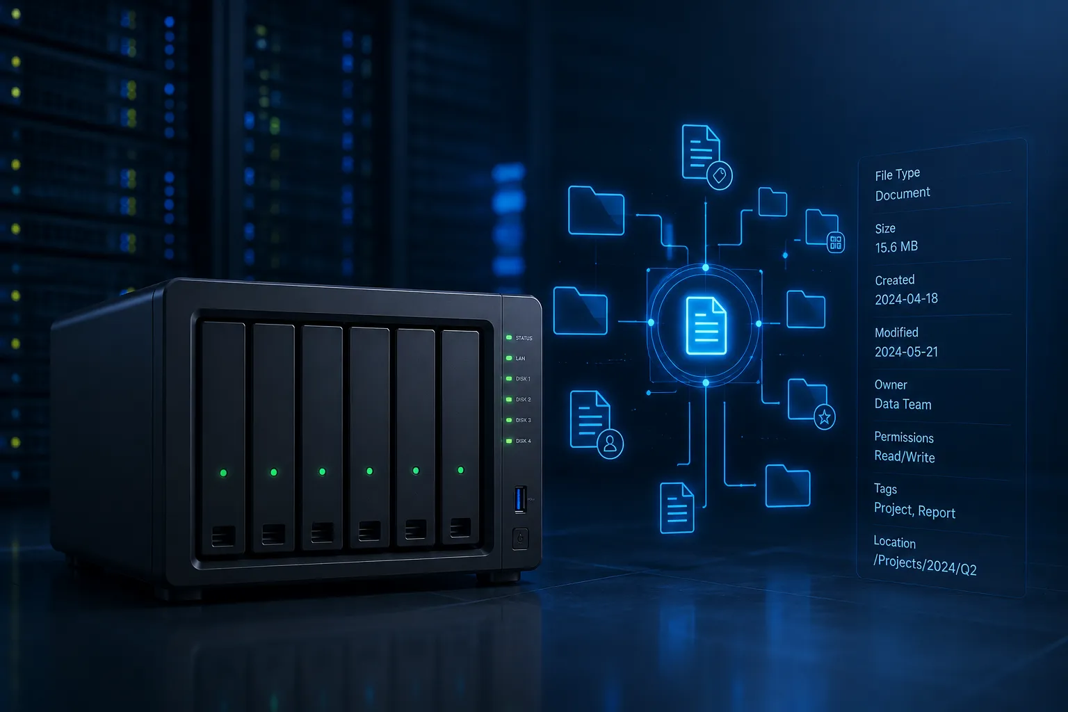 How NAS Solutions Improve Metadata Management for Large-Scale File Environments?