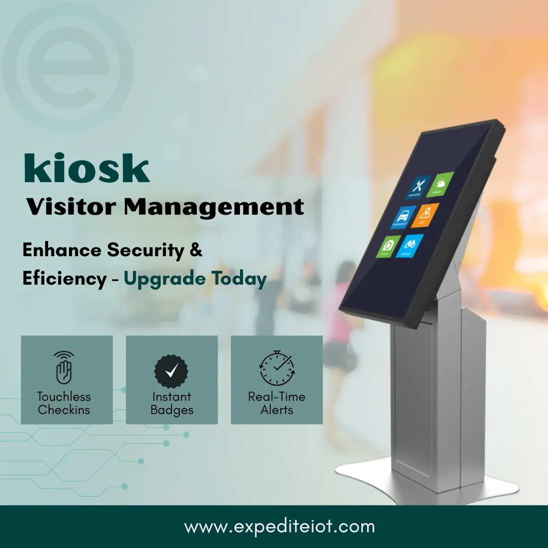 Kiosk Visitor Management System for Busy Kuwait Offices - The Smart Workplace Solution