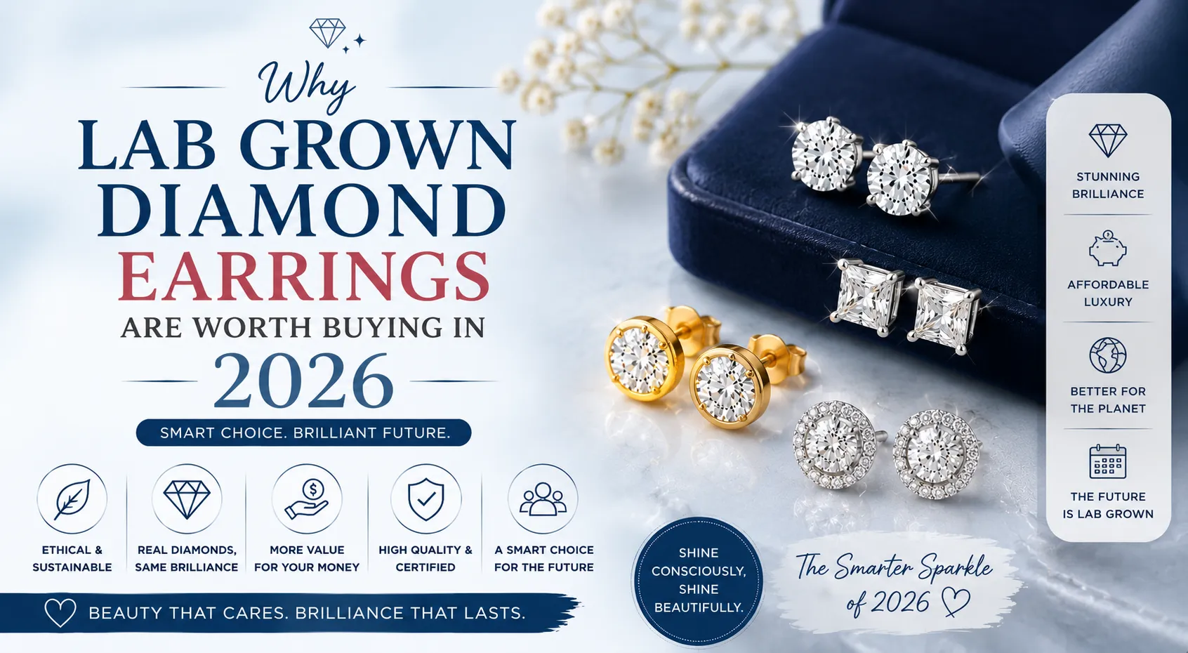 Why Lab Grown Diamond Earrings Are Worth Buying in 2026