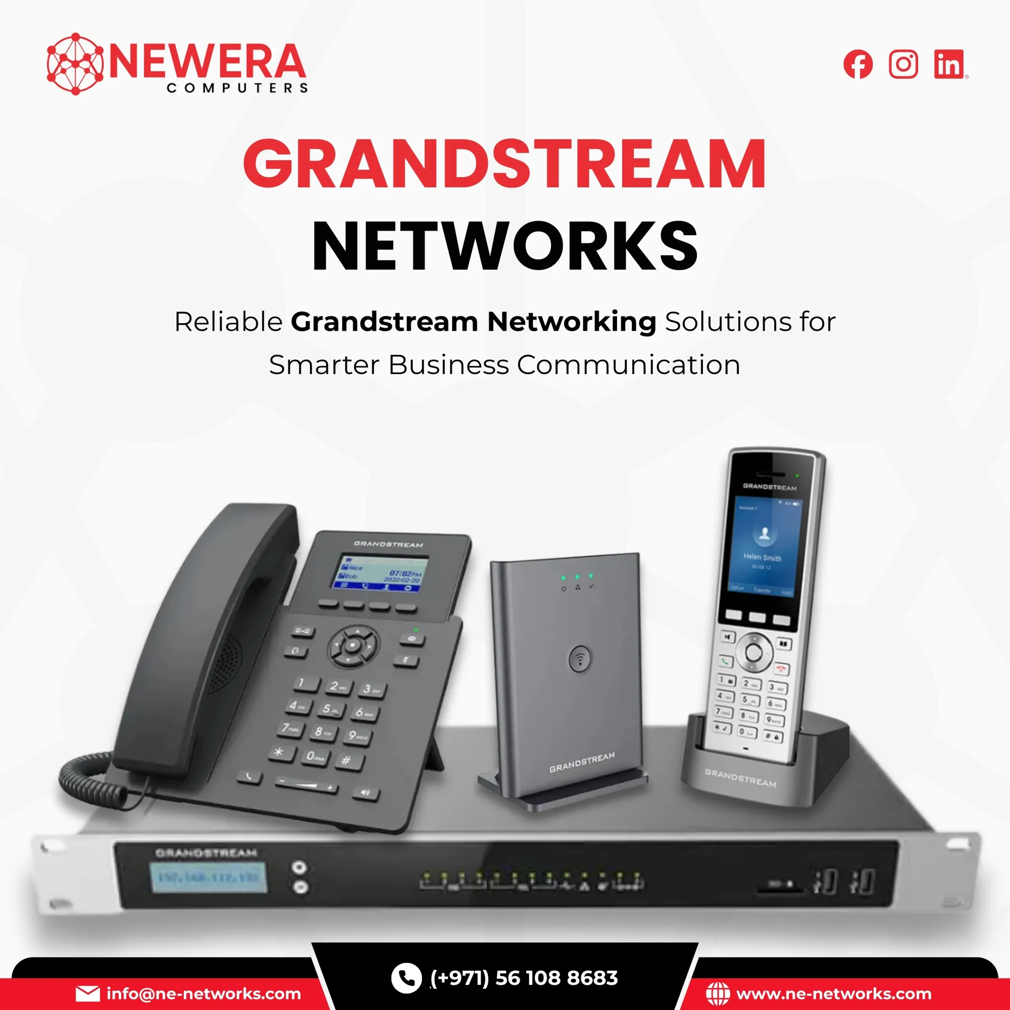 Buy Grandstream Networks Solutions for Smart Business Communication | Newera Computers