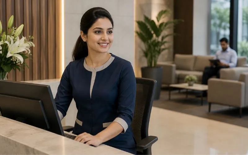 The Importance of Comfort in Receptionist Uniforms