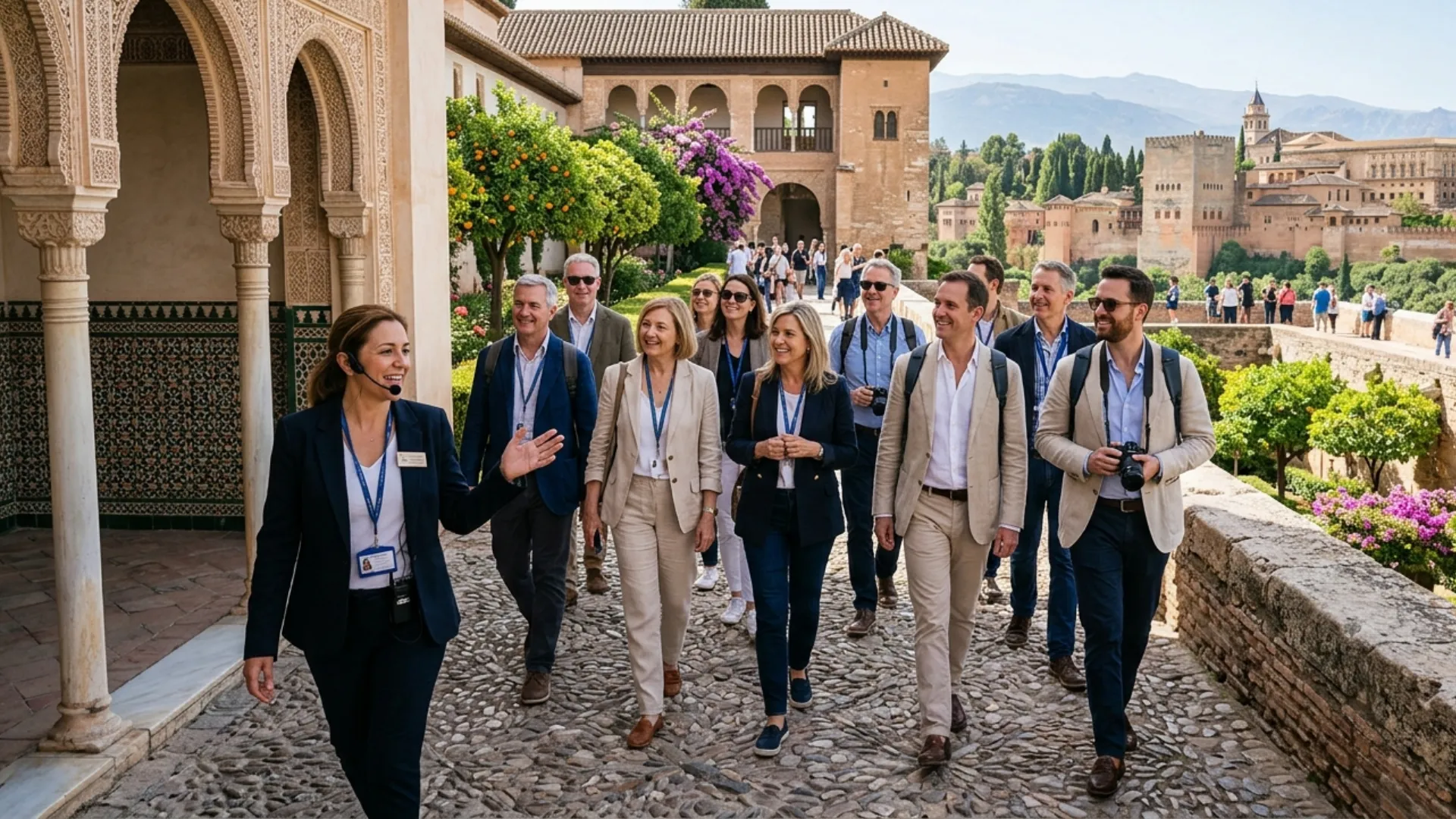 Small group guided tour at a famous European attraction