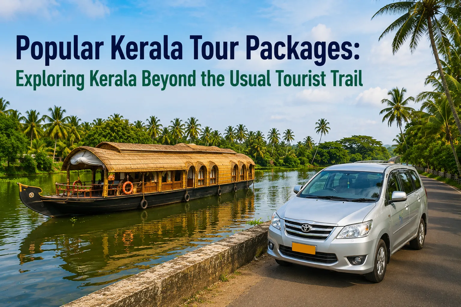 Popular Kerala Tour Packages with Kerala Backwaters and Houseboat