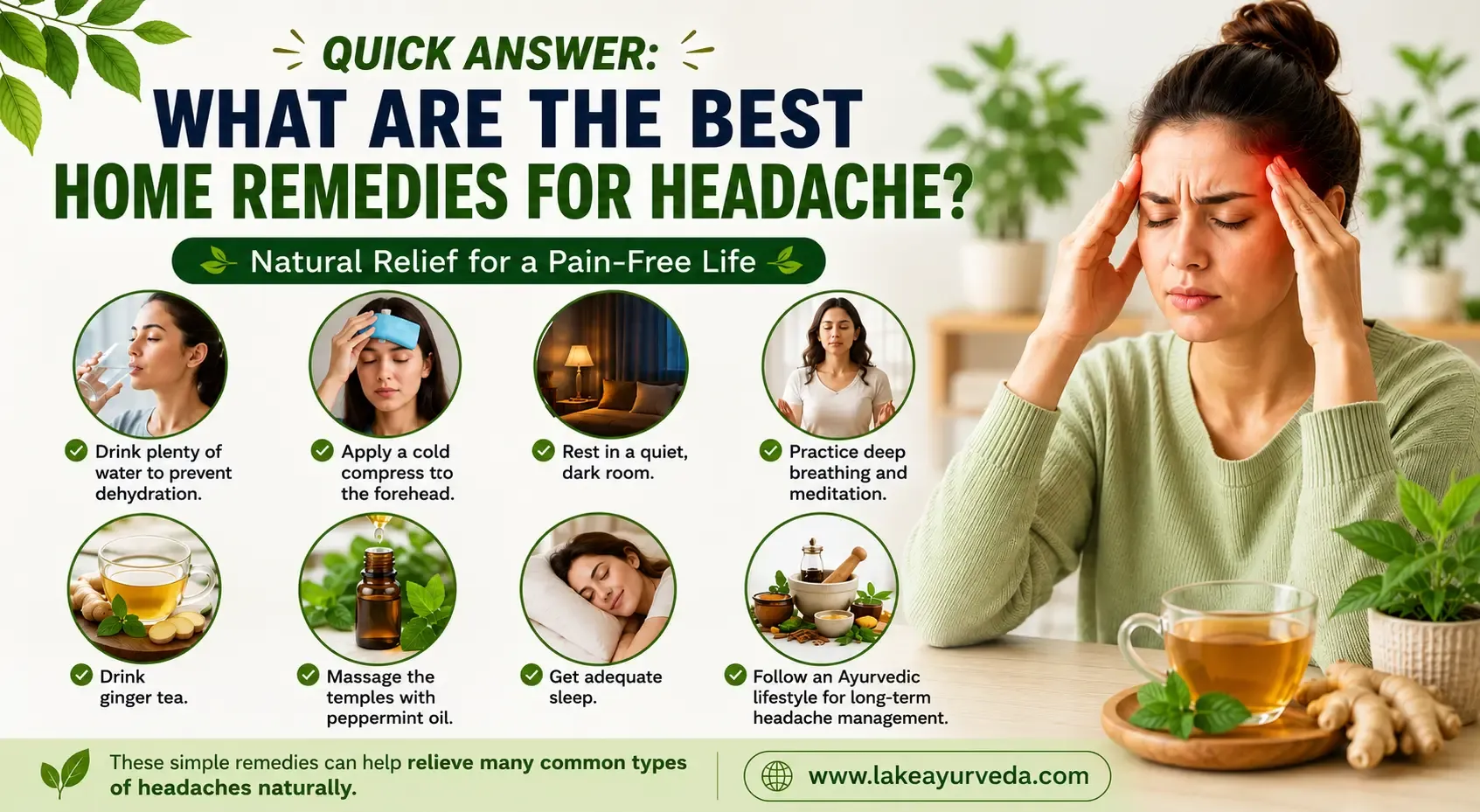 Home Remedies for Headache: Natural & Ayurvedic Relief
