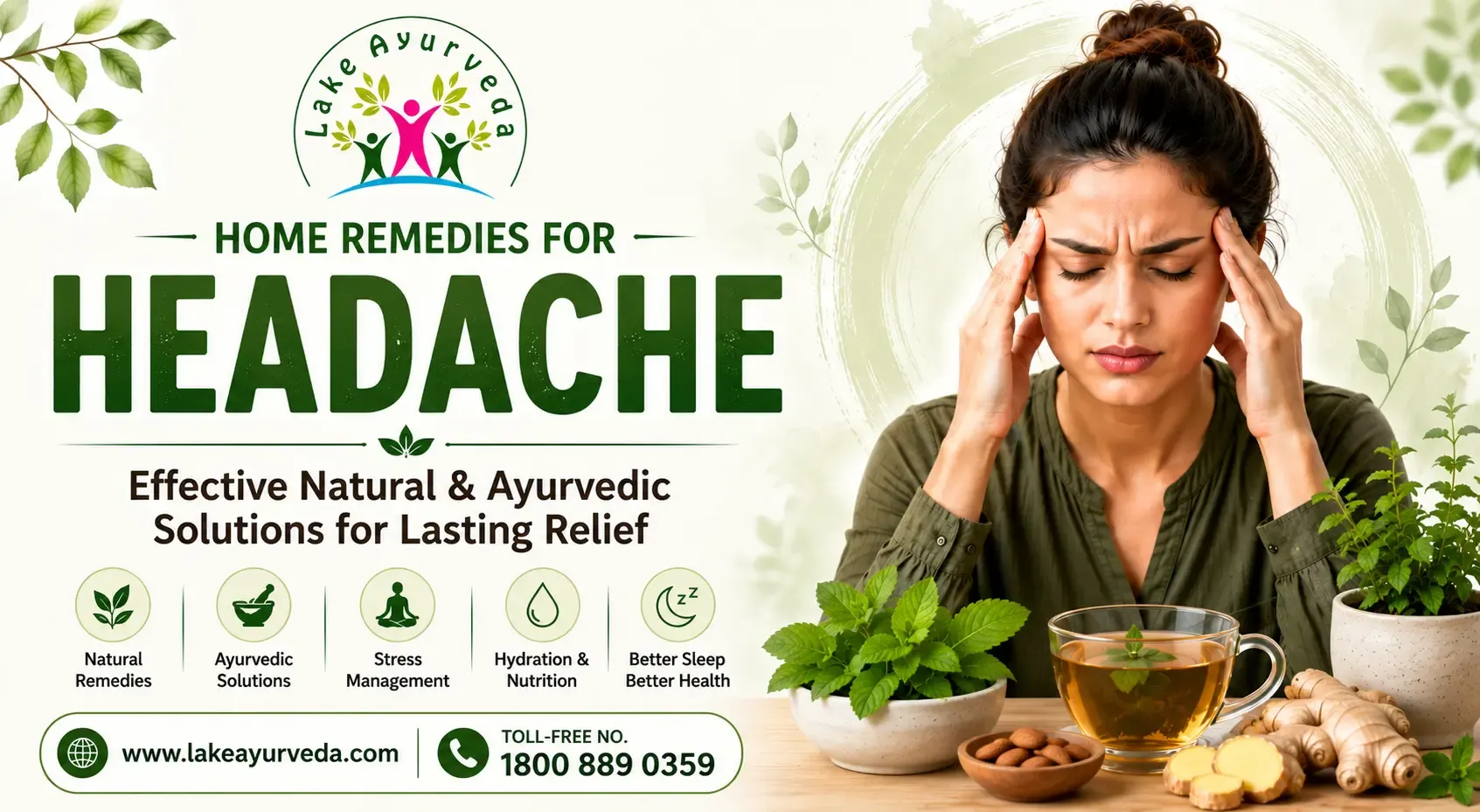 Home Remedies for Headache: Natural & Ayurvedic Relief