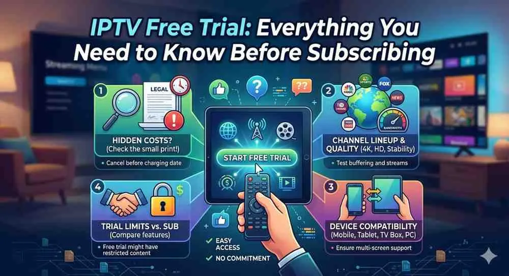 IPTV Free Trial: Everything You Need to Know Before Subscribing