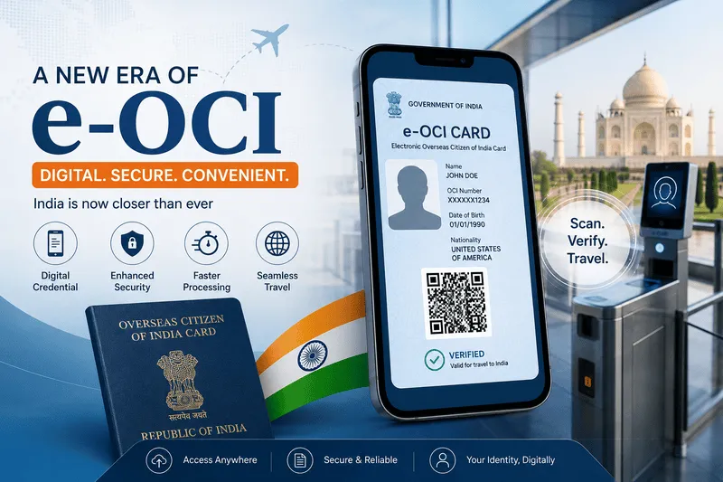 What is e-OCI Card? Safe, Seamless, and Faster Immigration