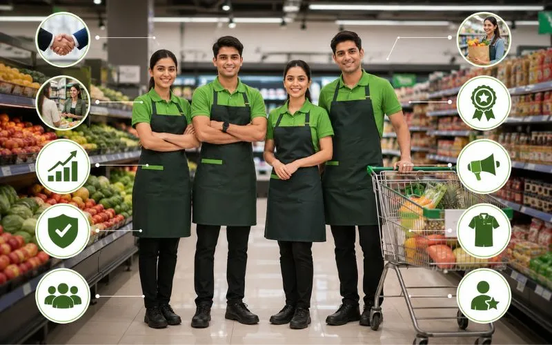 Benefits of Branded Supermarket Staff Uniforms