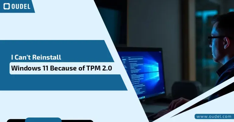 I Can’t Reinstall Windows 11 Because of TPM 2.0