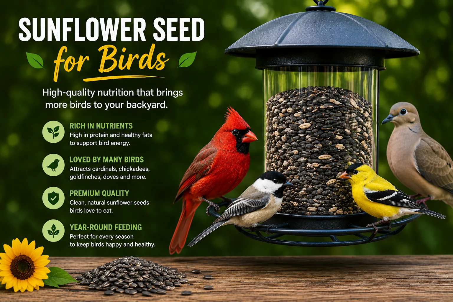 Why More Backyard Bird Enthusiasts Choose Sunflower Seed for Birds