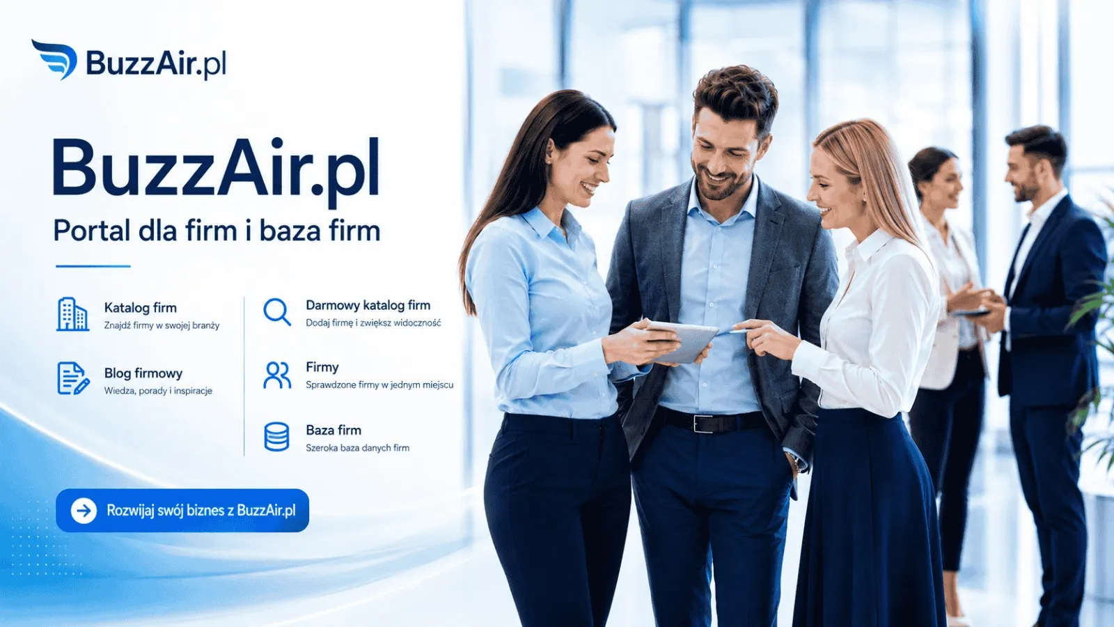 BuzzAir.pl jako portal dla firm i baza firm wspierająca widoczność polskich przedsiębiorstw