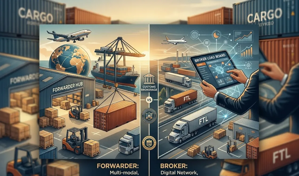 How to Choose Between a Freight Forwarder vs Broker for Your Business