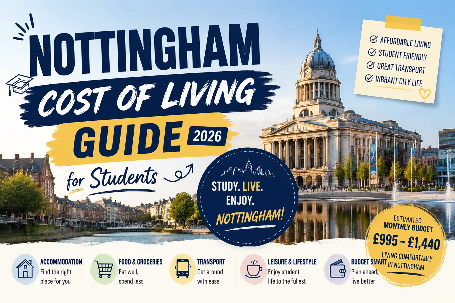 The Ultimate Nottingham Student Cost of Living Guide (2026)