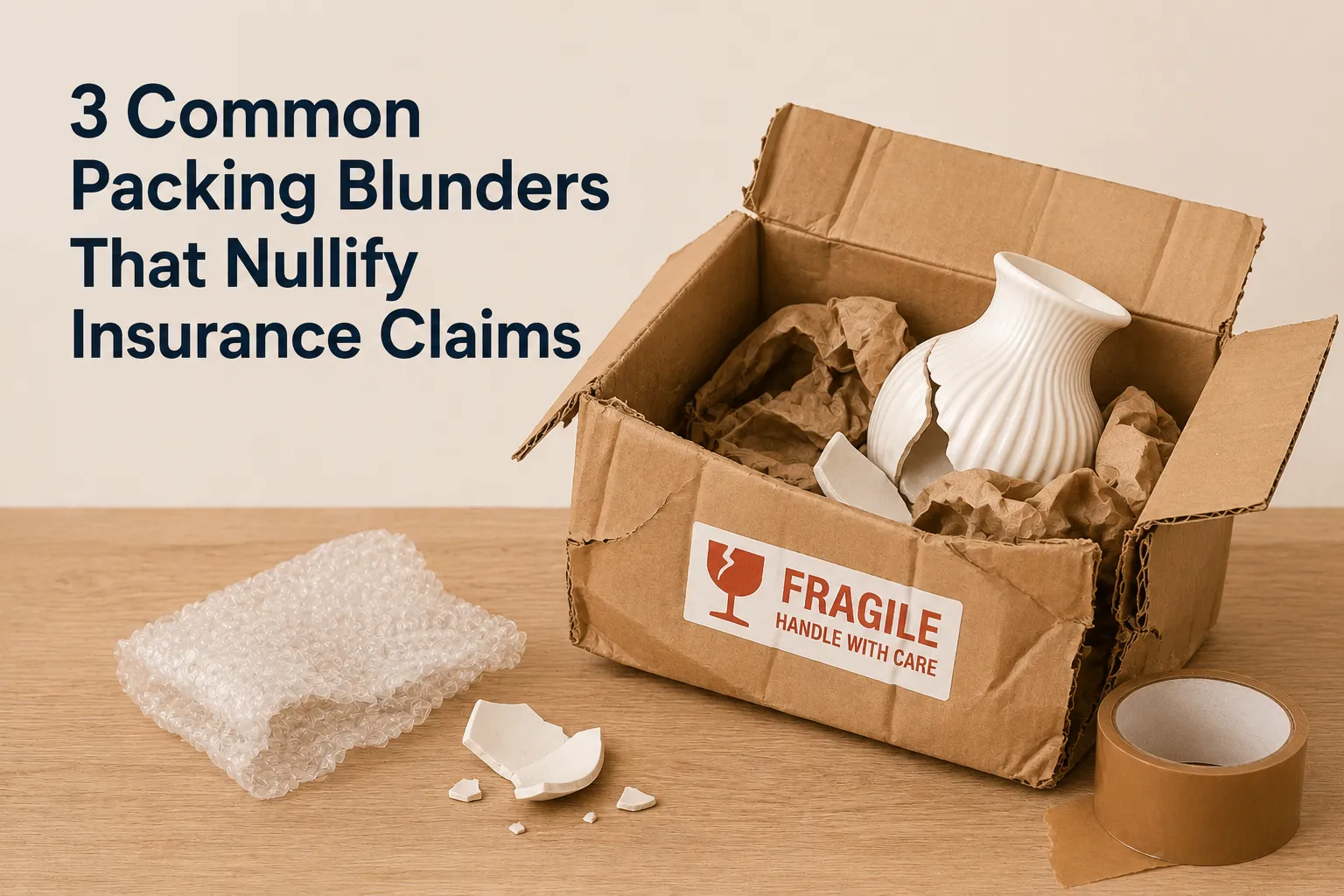 How to Properly Pack Fragile Items with Bubble Wrap to Minimise Courier Damage Claims