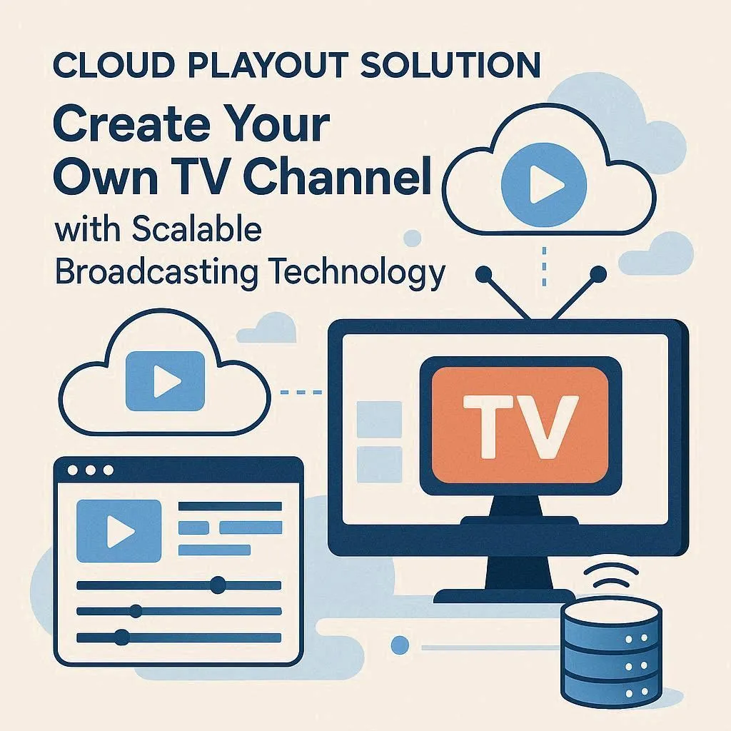 Cloud Playout Solution: Create Your Own TV Channel with Scalable Broadcasting Technology