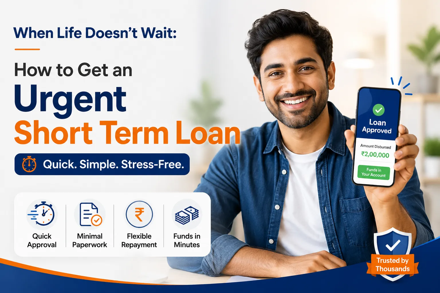 When Life Doesn't Wait: How to Get an Urgent Short Term Loan in India Without the Stress