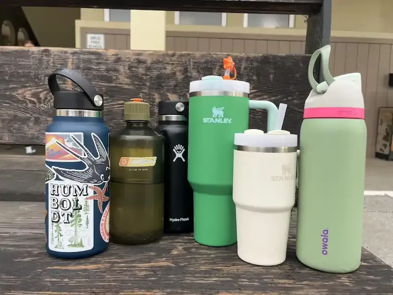 water bottles
