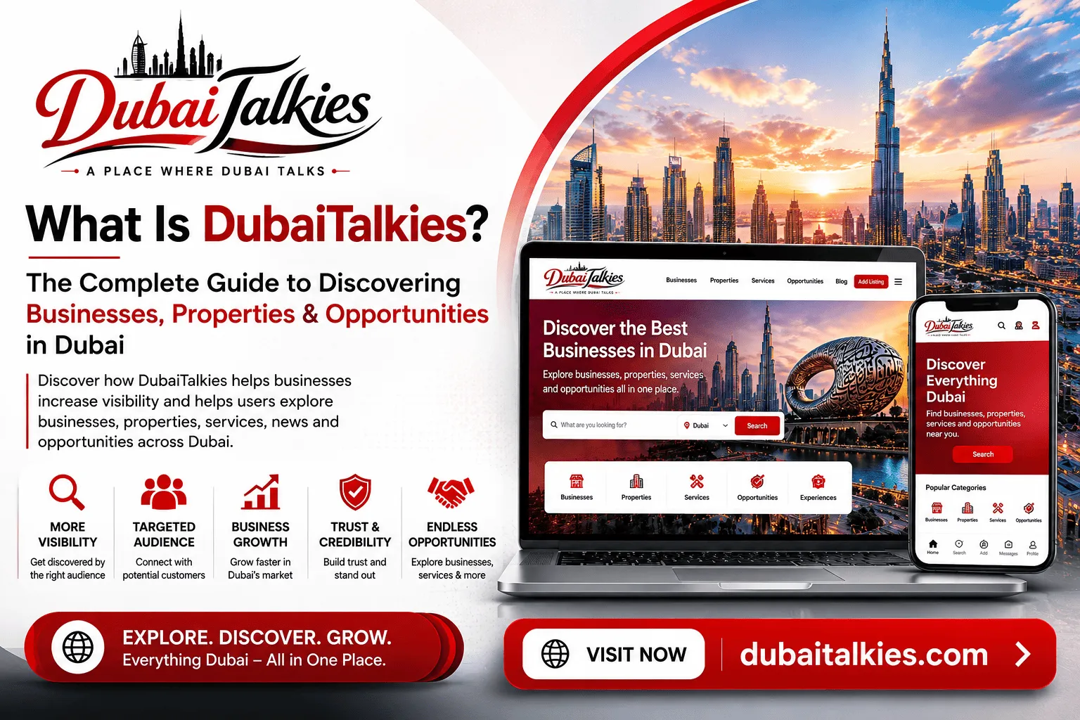 What Is DubaiTalkies? The Complete Guide to Discovering Businesses, Properties & Opportunities in Dubai