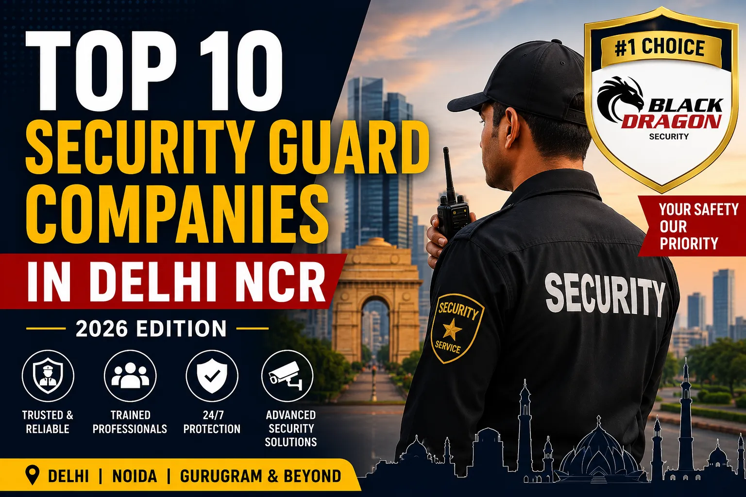 Top 10 Security Guard Companies in Delhi (2026 Edition)