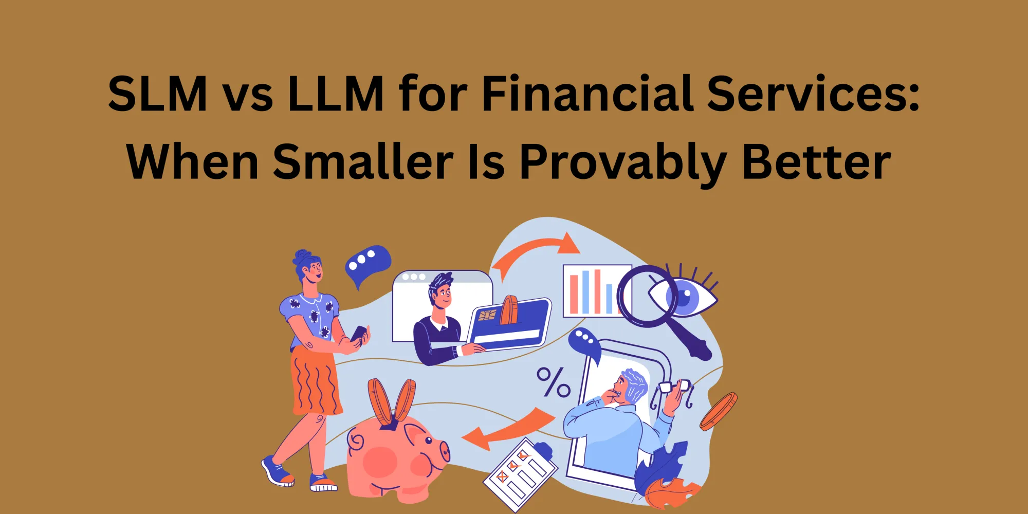 SLM vs LLM for Financial Services: When Smaller Is Provably Better