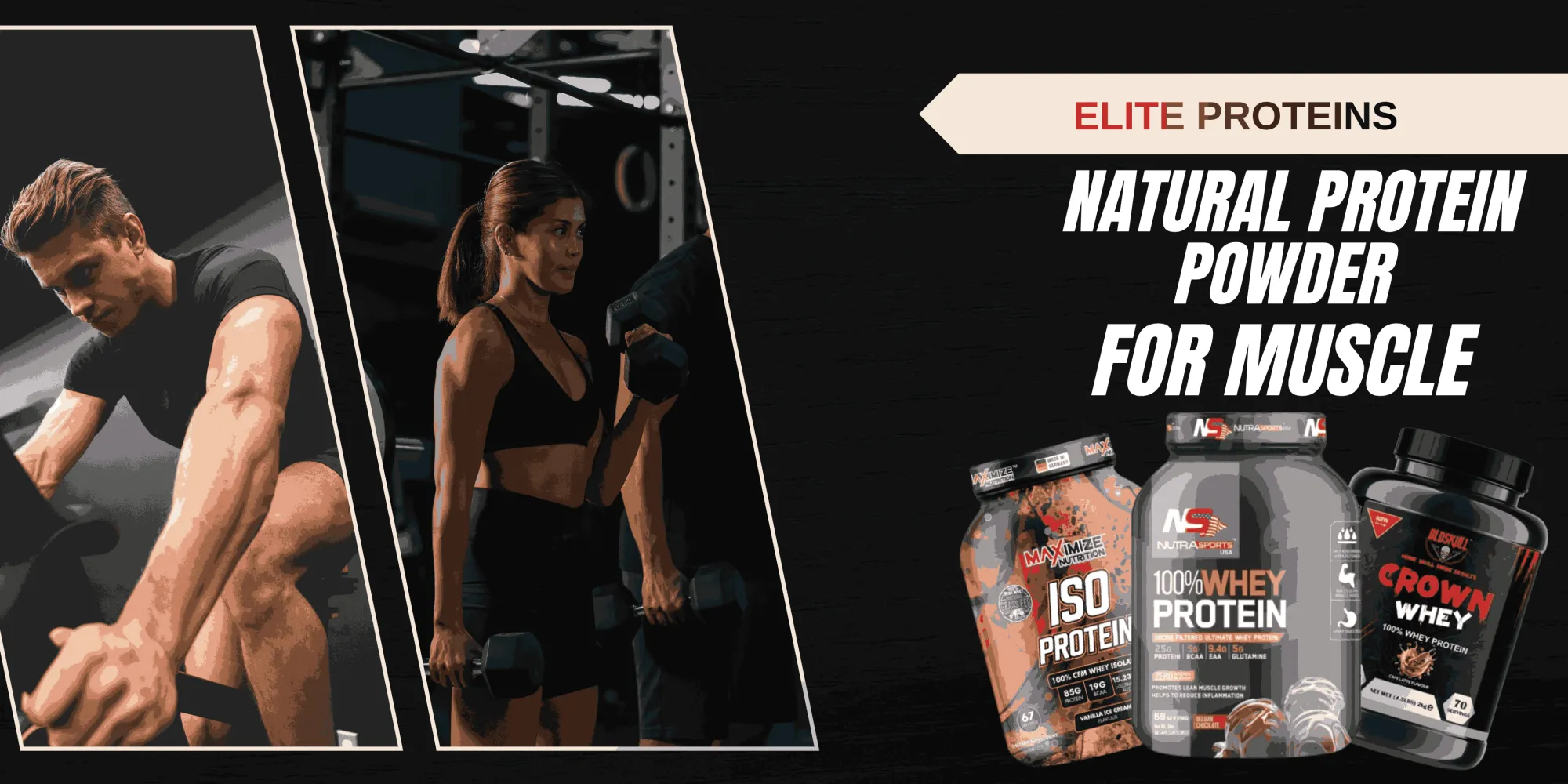 Natural Protein Powder for Muscle Gain and Fast Muscle Recovery Supplements: What You Need to Know