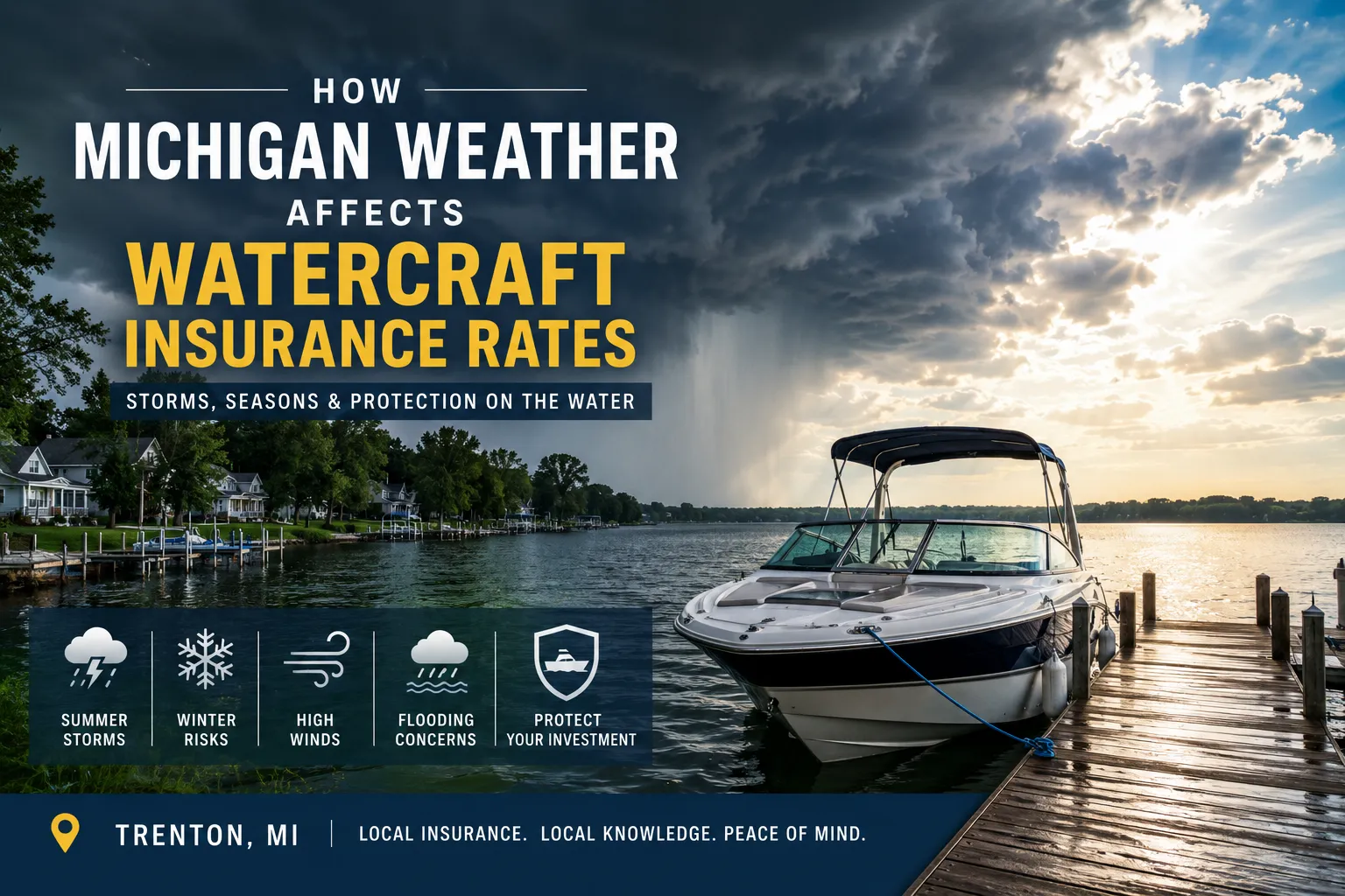 How Michigan Weather Affects Watercraft Insurance Rates