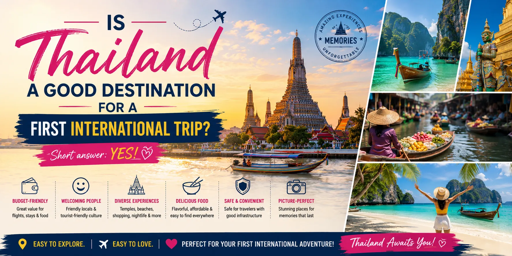 Is Thailand a Good Destination for a First International Trip?
