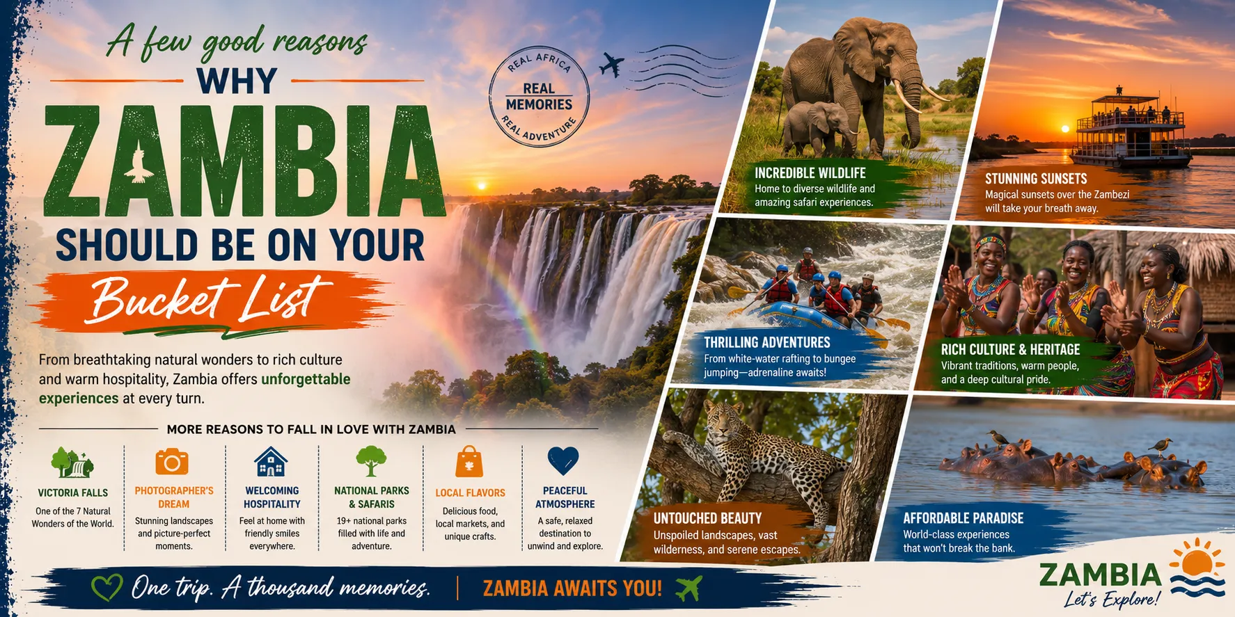 A Few Good Reasons Why Zambia Should Be On Your Bucket List