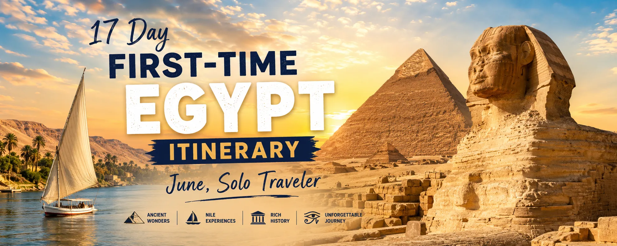 The Ultimate 17-Day Egypt Itinerary for First-Time Solo Travelers in June