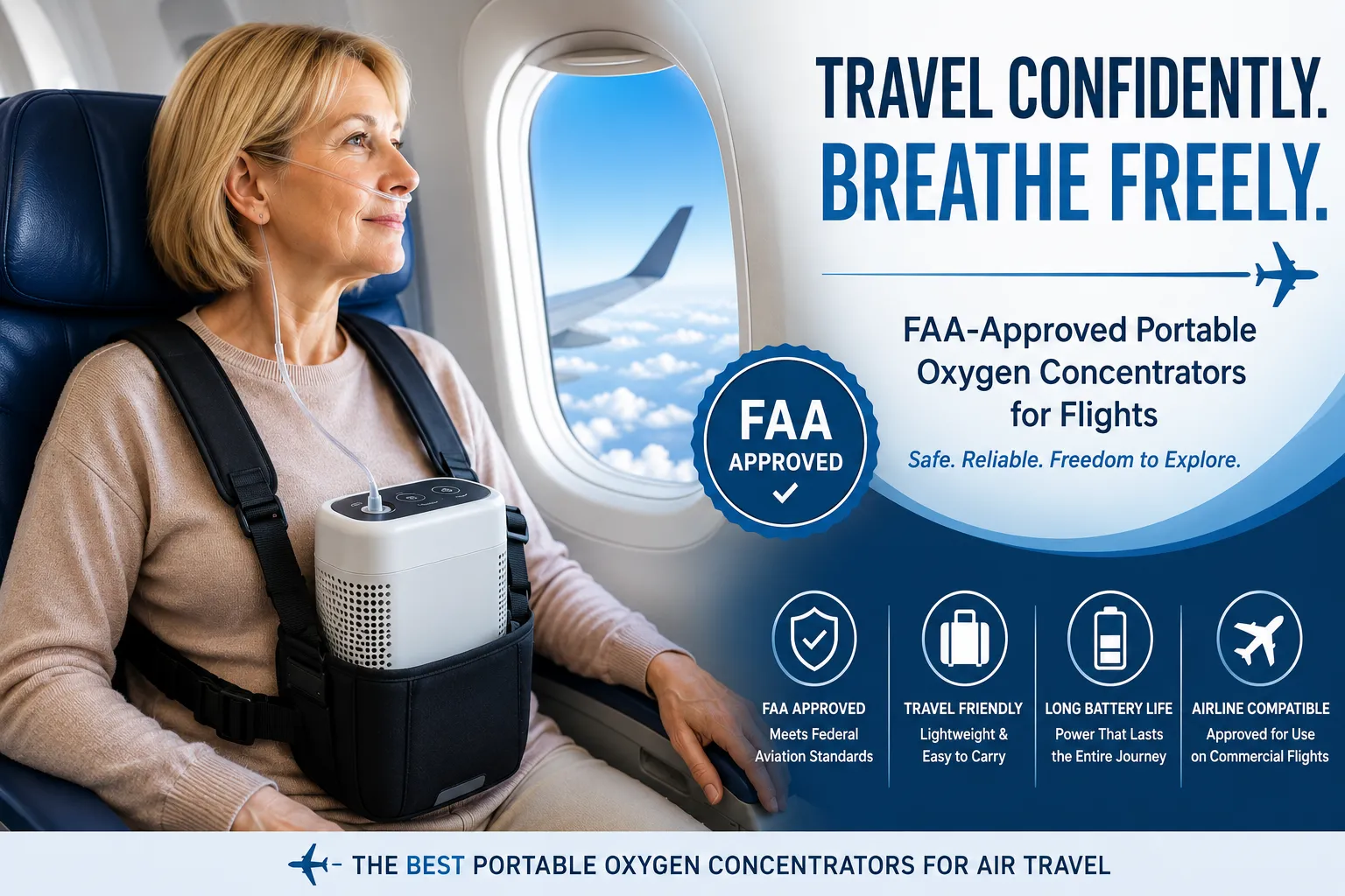 FAA-Approved Portable Oxygen Concentrators for Flights: Everything Travelers Need to Know