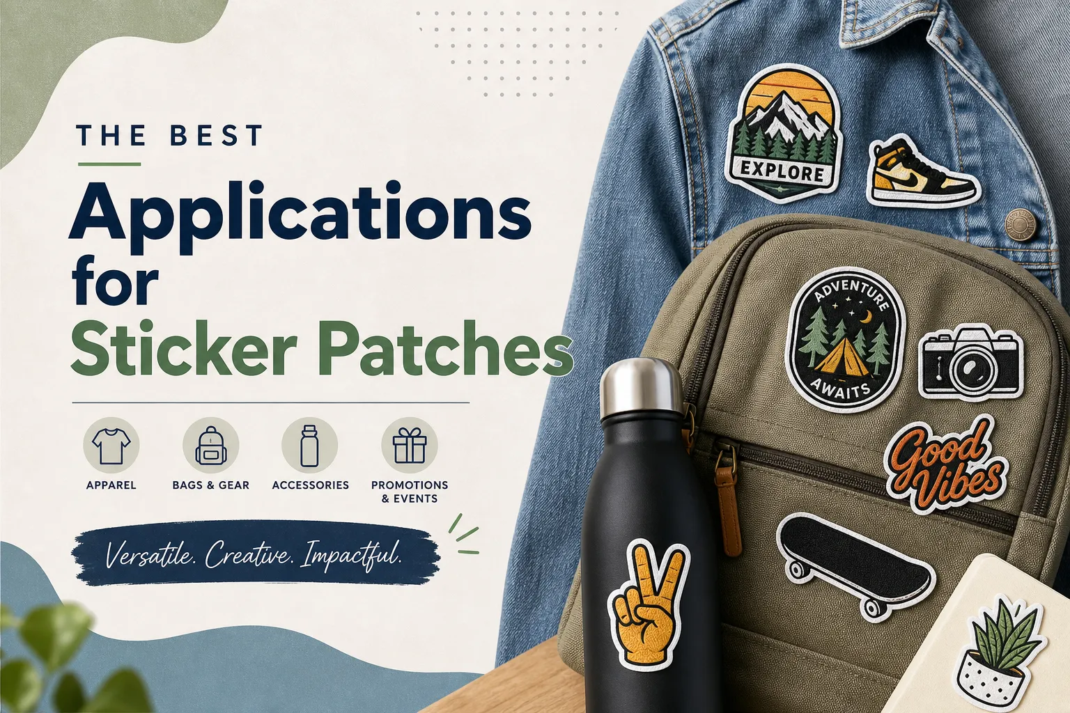 Heat Safe Patches for Modern Fabrics and Creative Iron On Letters for T Shirts