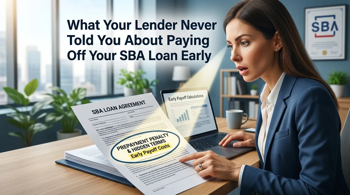 What Your Lender Never Told You About Paying Off Your SBA Loan Early
