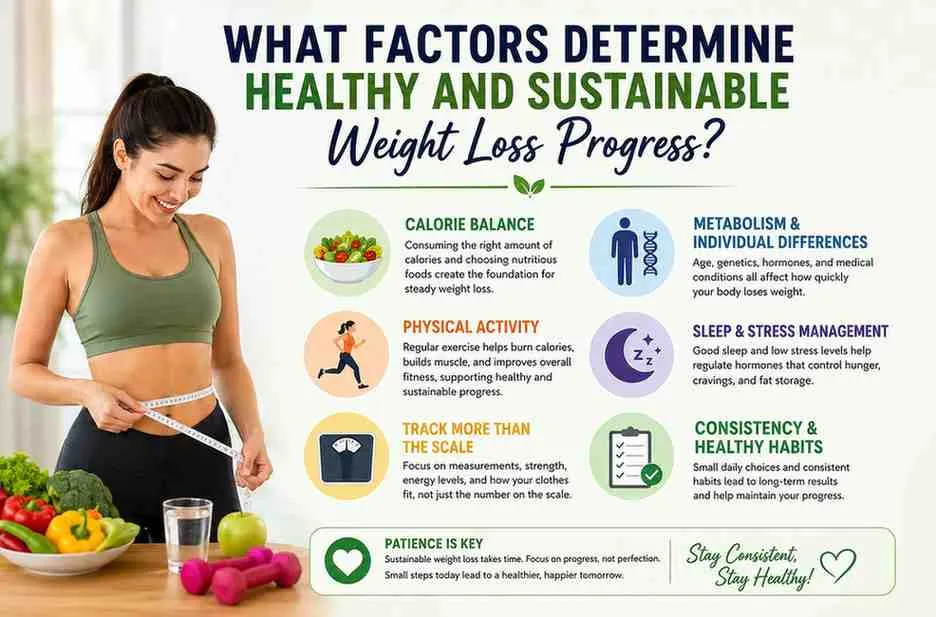 What Factors Determine Healthy and Sustainable Weight Loss Progress?