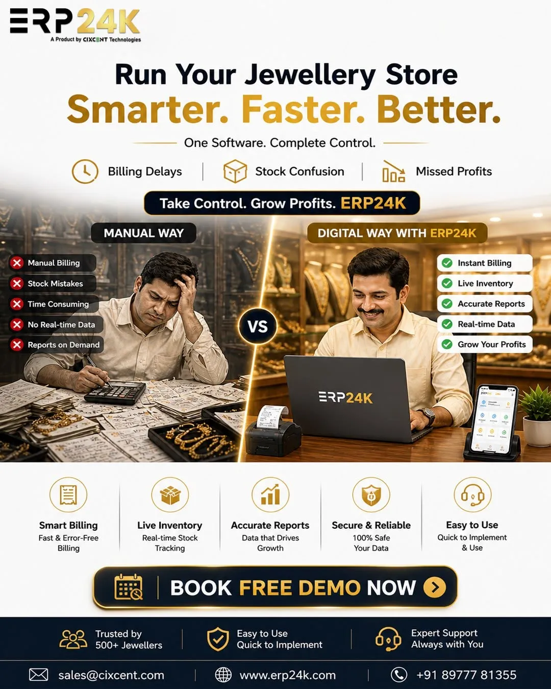 How Can Jewellery Software Simplify Multi-Branch Store Management?