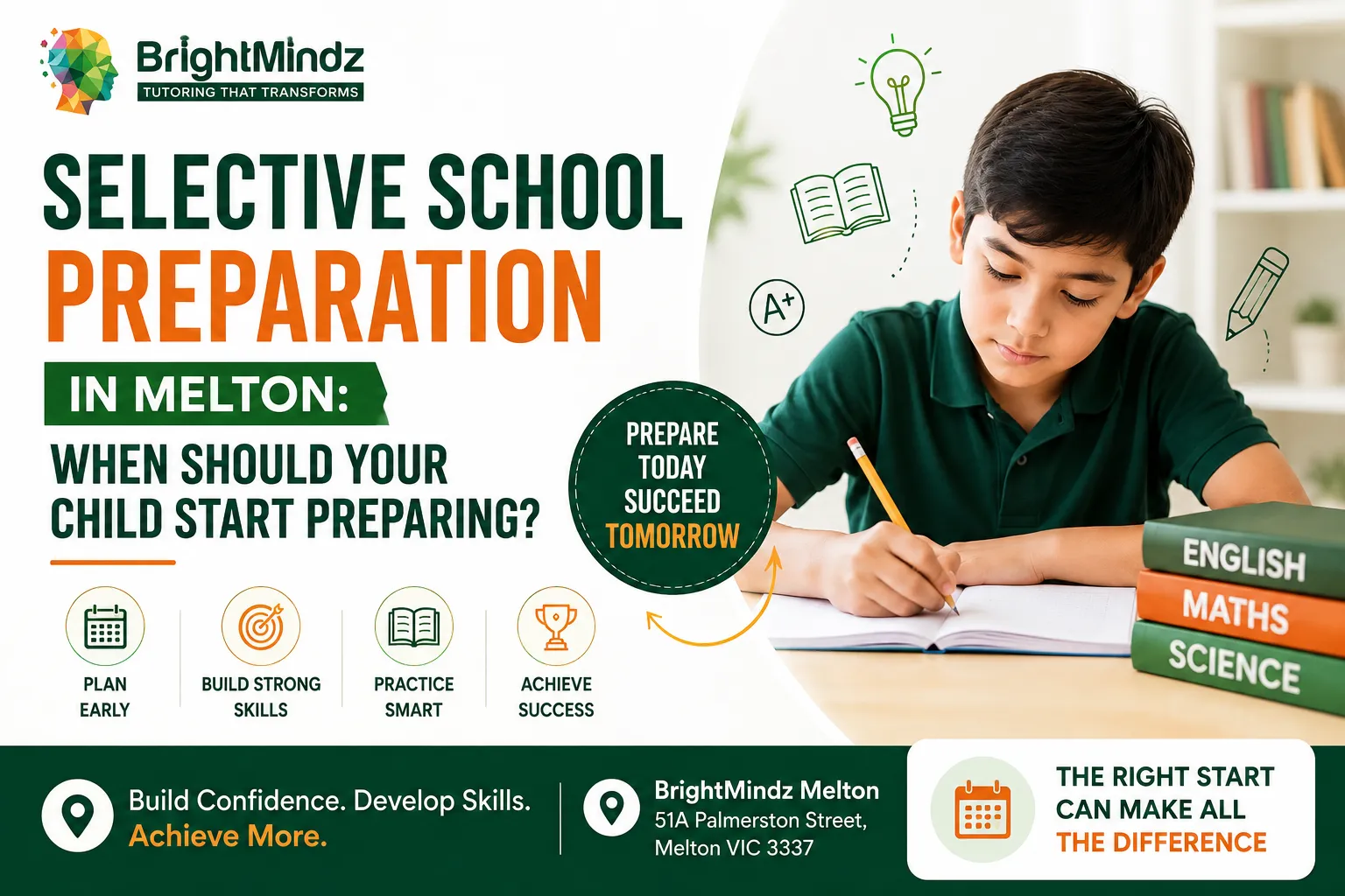 selective school preparation in Melton