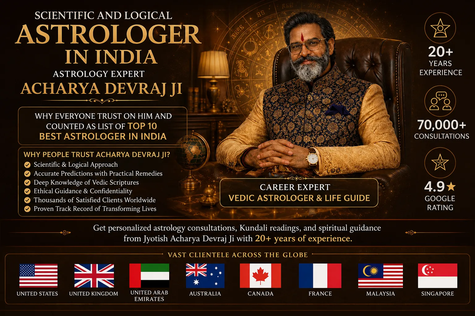 Why is Indian Astrologer Acharya Devraj Ji the Best? | Top Rated Vedic Astrologer in India 2025–2026