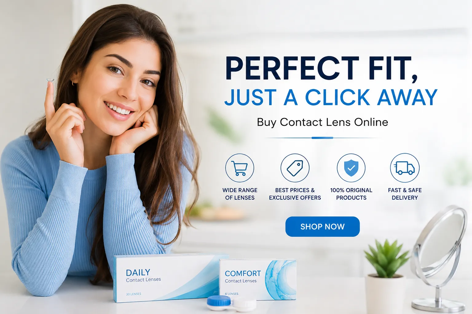 Perfect Fit, Just a Click Away: Online Contact Lens Shopping