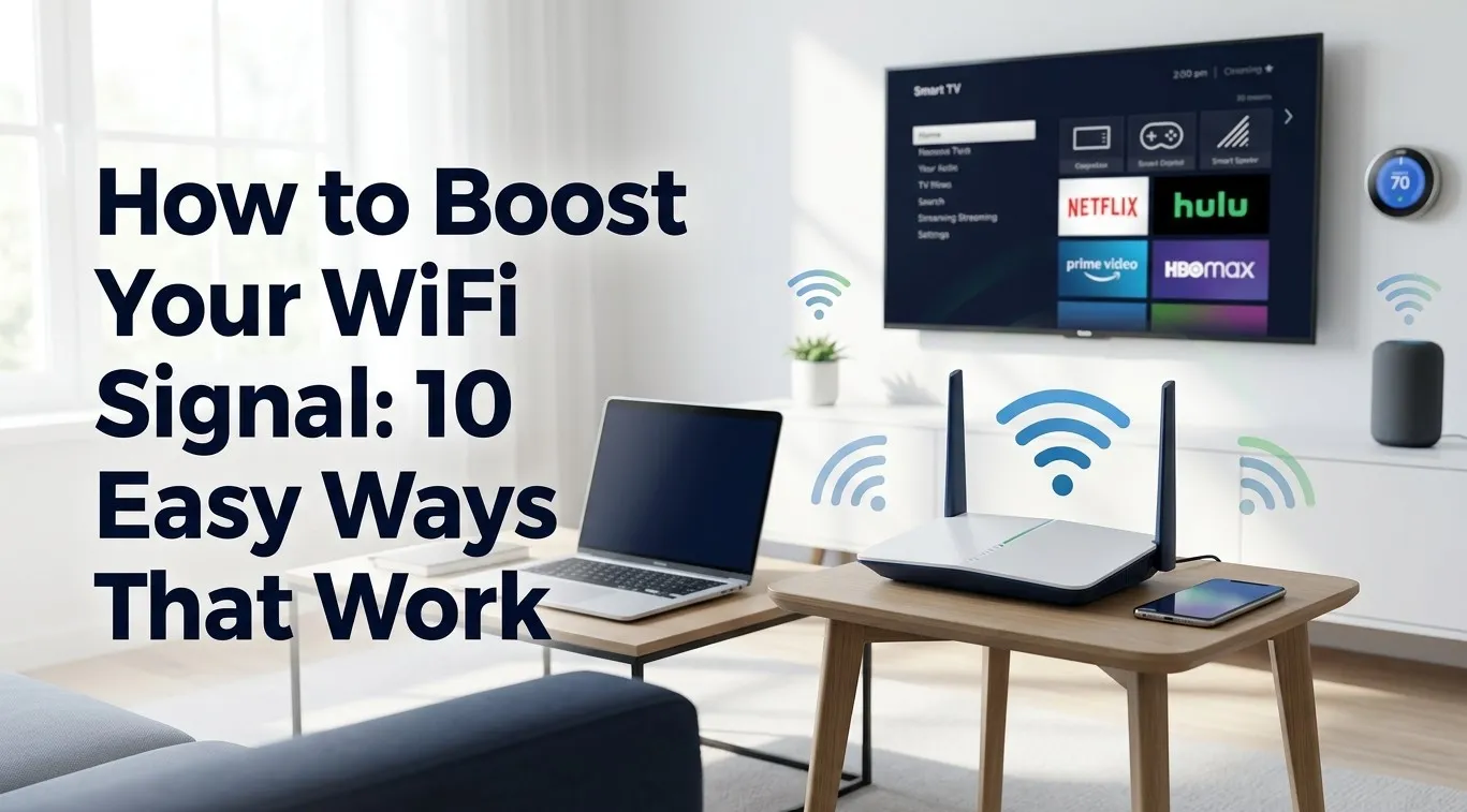 How to Improve Your Home WiFi Speed and Signal Without Complicated Settings