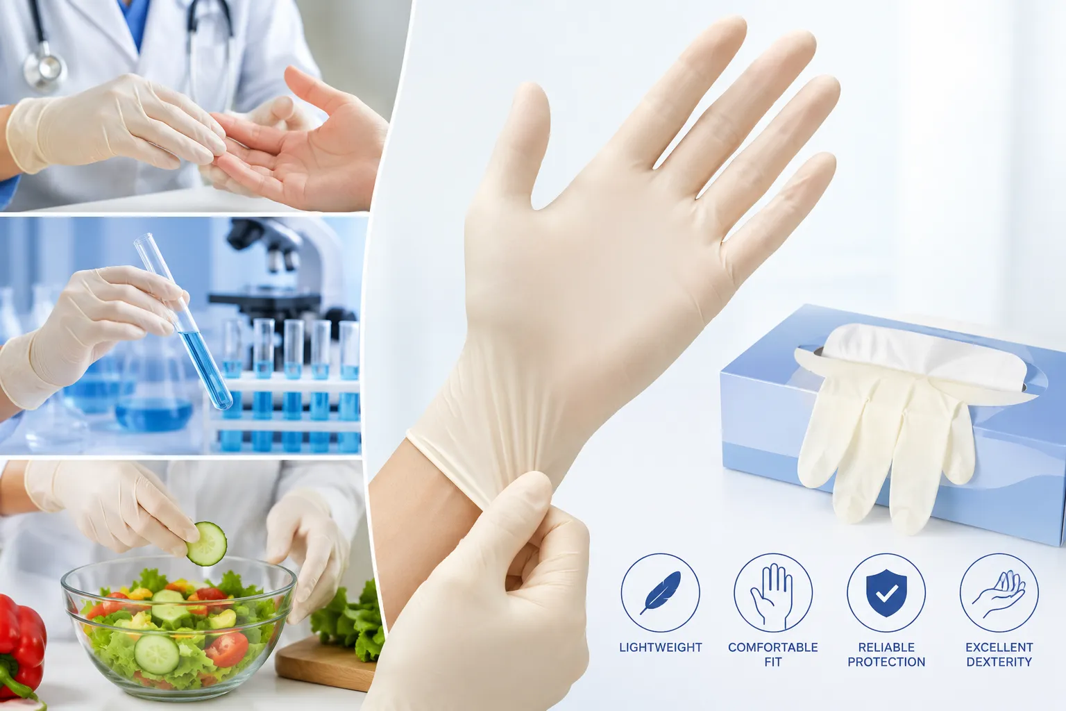 What Are Lightweight Latex Gloves and Where Are They Used?