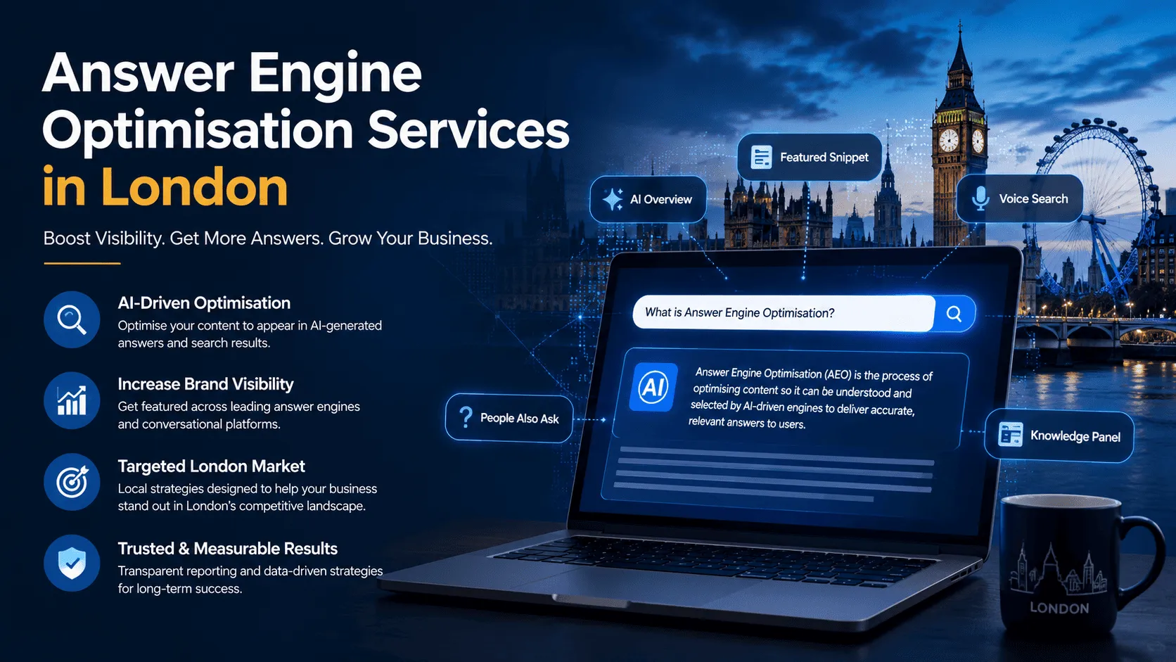 Answer Engine Optimisation Services in London: The Complete Guide to Future-Proofing Your Business Online