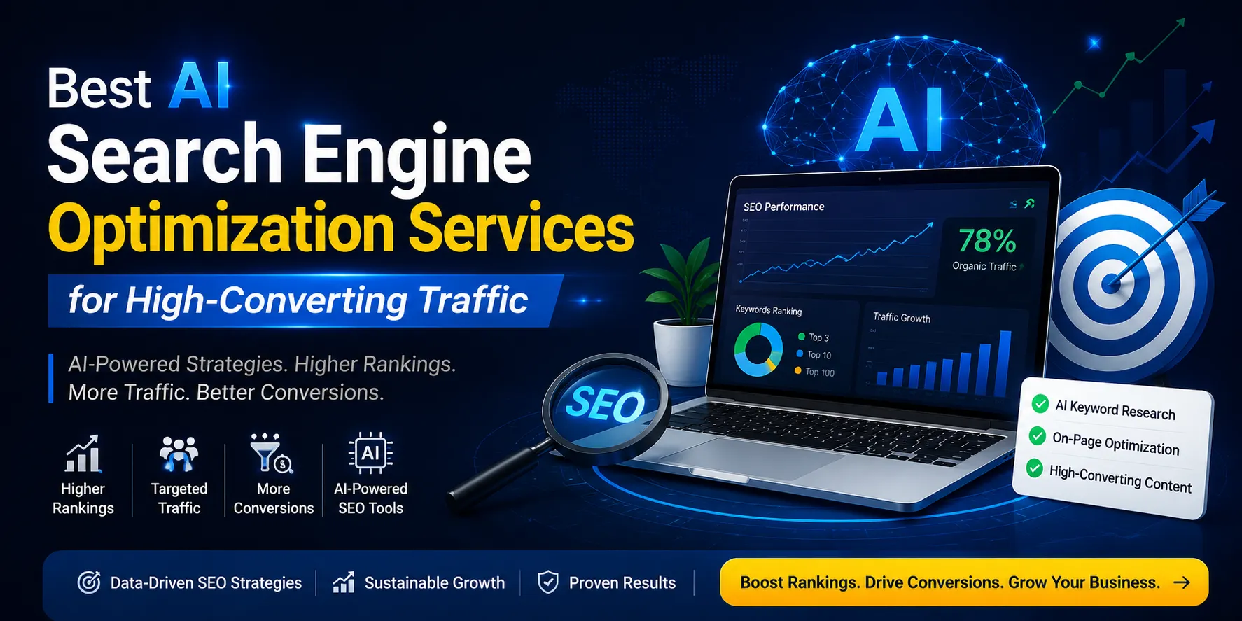 Best AI Search Engine Optimization Services for High-Converting Traffic