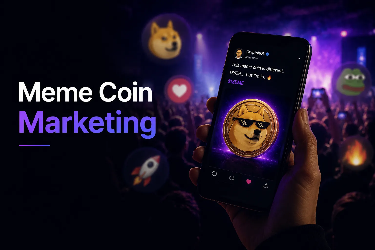 Why Do Meme Coin Projects Use KOL Marketing?
