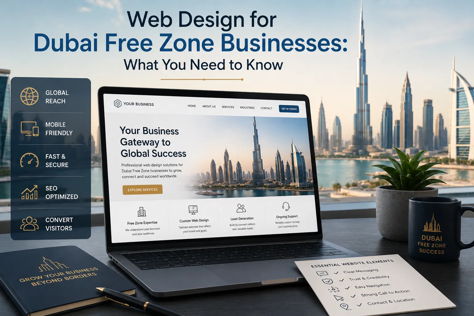 Web Design for Dubai Free Zone Businesses: What You Need to Know