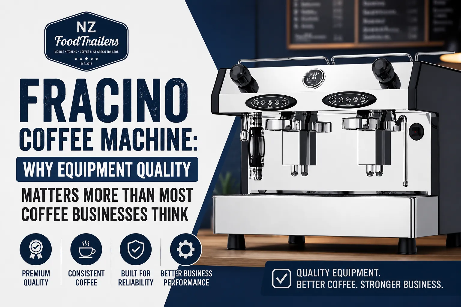 Fracino Coffee Machine: Why Equipment Quality Matters More Than Most Coffee Businesses Think