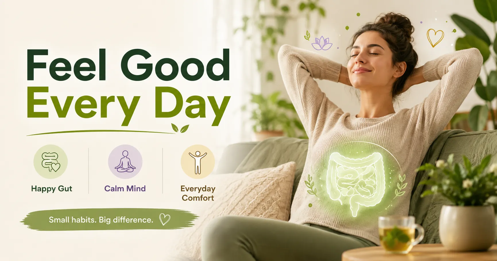 The Gut-Stress-Pain Connection: How Supporting Your Microbiome, Relaxation and Back Health Can Improve Everyday Wellbeing