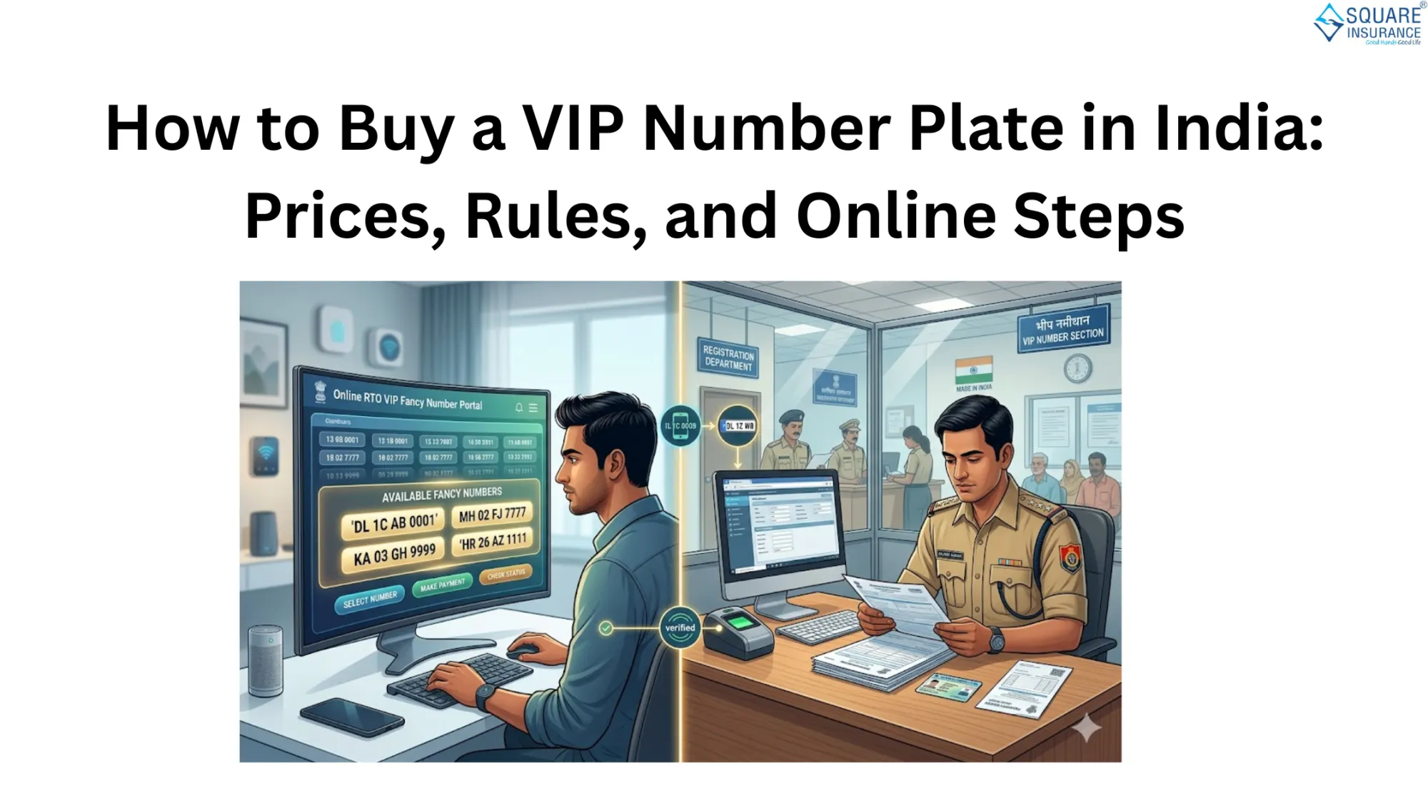 How to Buy a VIP Number Plate in India: Prices, Rules, and Online Steps