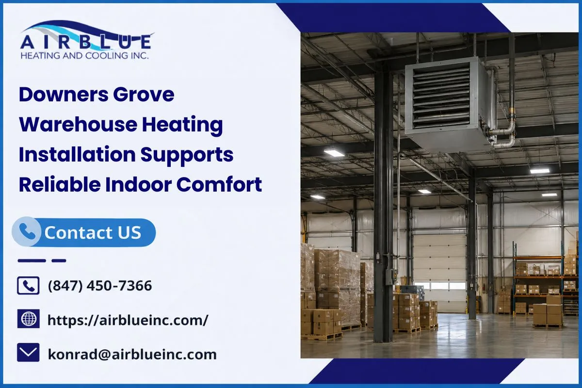 Downers Grove Warehouse Heating Installation Supports Reliable Indoor Comfort