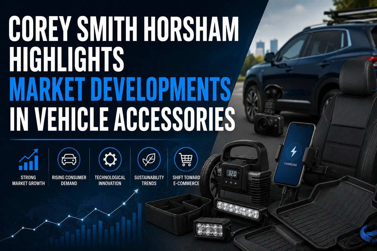 Corey Smith Horsham Highlights Market Developments in Vehicle Accessories