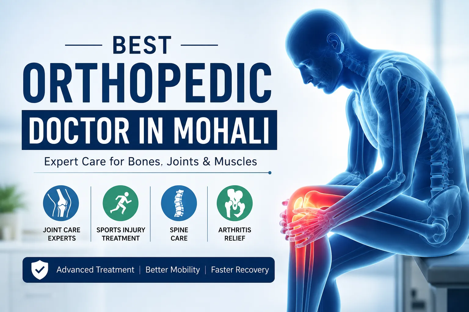 Best Orthopedic Doctor in Mohali for Arthritis, Trauma, and Sports Injuries